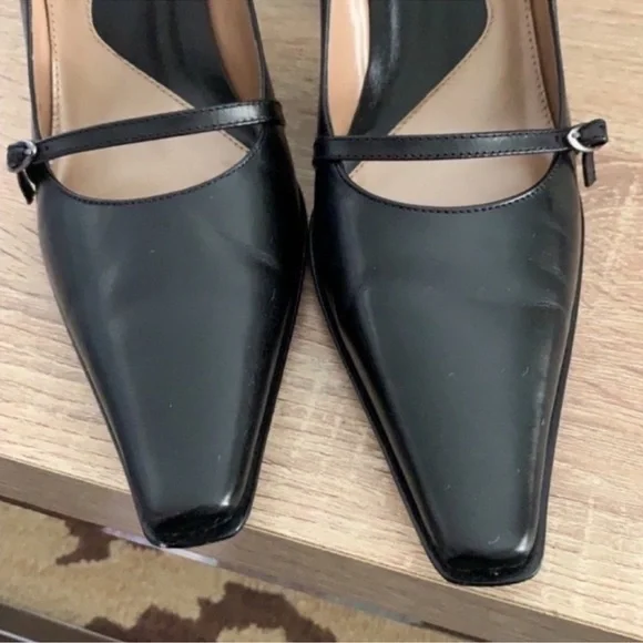 KENNETH COLE NEW YORK BLACK HEELS SIZE 7.5 - Picture 7 of 13